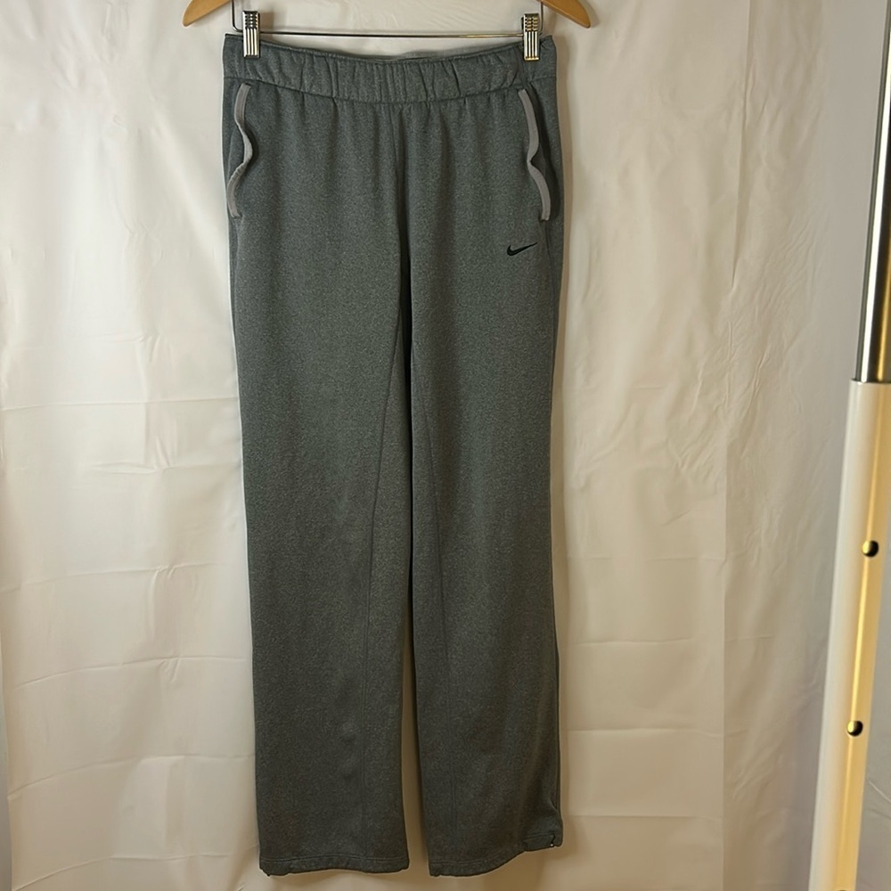 Nike sweatpants men’s size extra small heather grey drawstring leg with pockets